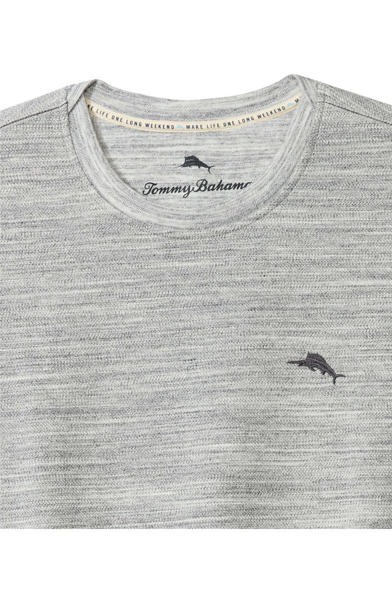 Tommy Bahama Sandstone Slub Cotton Blend Crewneck Sweatshirt, Alternate, color, Lt Grey