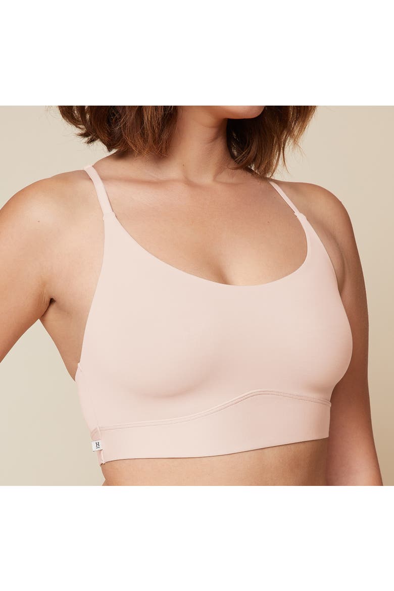 Bliss Racerback Bralette, Alternate, color, Rose
