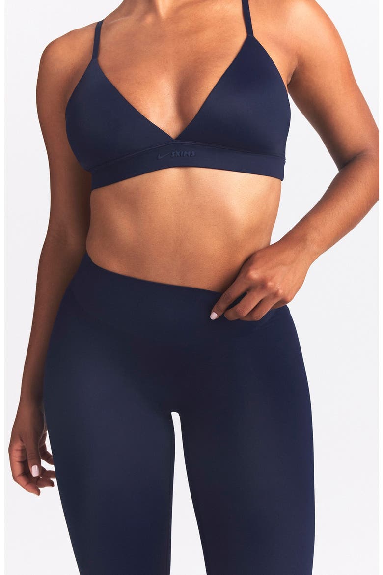 Bonded Waist Leggings, Alternate, color, NAVY