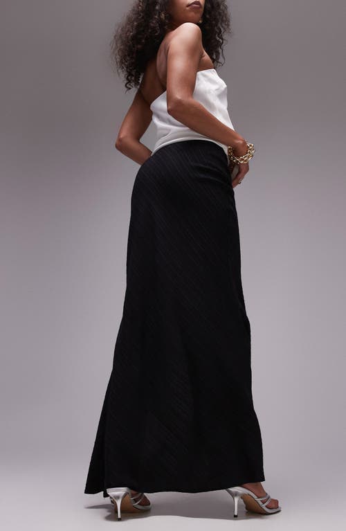 TOPSHOP TOPSHOP TWIST RIB MAXI SKIRT 