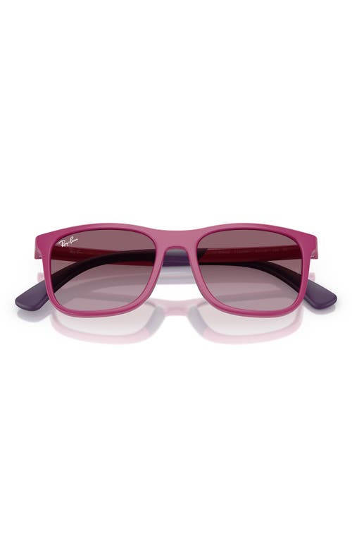 Shop Ray Ban Ray-ban Kids' 47mm Square Sunglasses In Violet