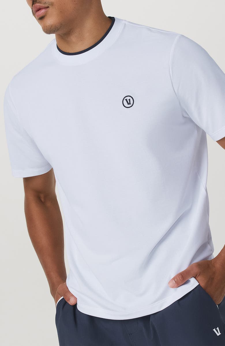 Vuori Game Point T-Shirt, Alternate, color, White