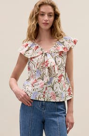 Rebecca Taylor Acosanti Floral Top