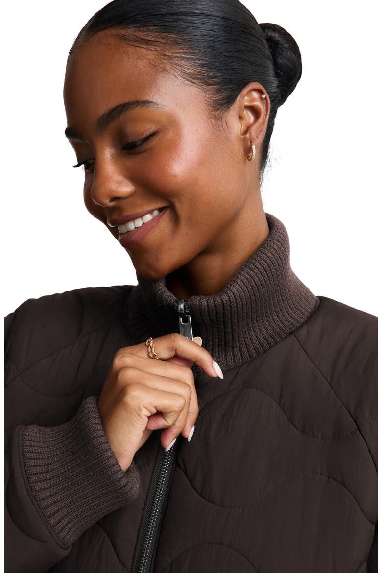 Roam Quilted Reversible Jacket, Alternate, color, DARK CHOCOLATE