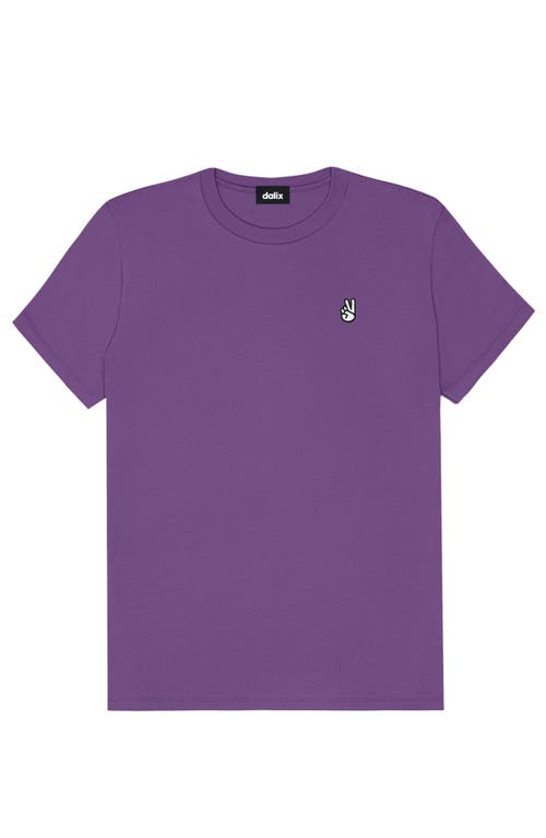 Dalix Womens Peace Sign Jersey Relaxed Tee