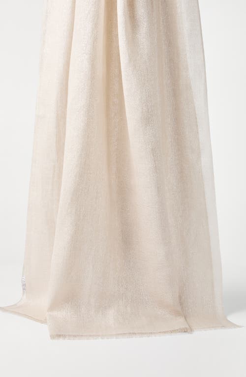 Brunello Cucinelli Fringed Cashmere-silk Blend Scarf