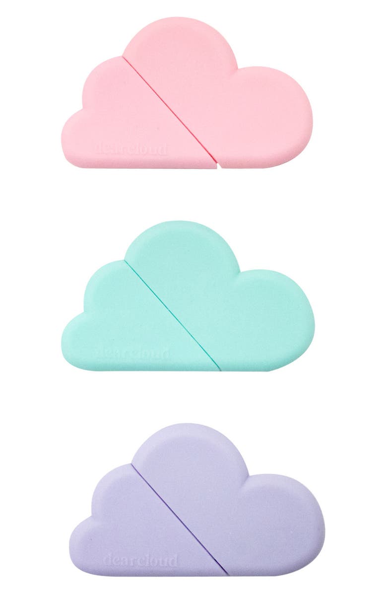 dearcloud Smoothing Dermaplane Facial Razor 3-Piece Set, Main, color,