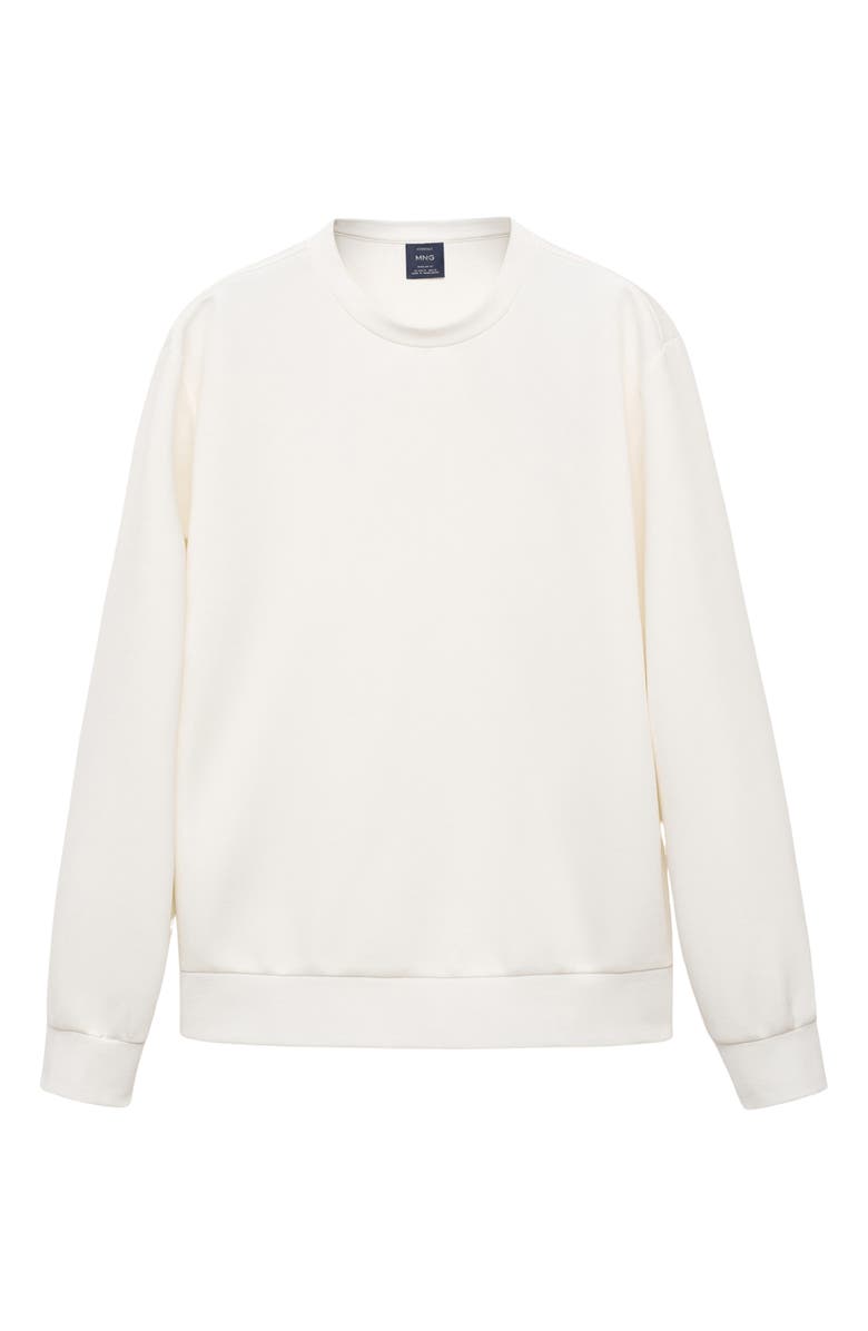 MANGO Sweatshirt, Alternate, color, White