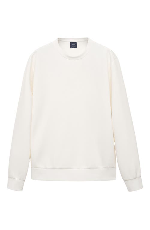 Mango Sweatshirt In White