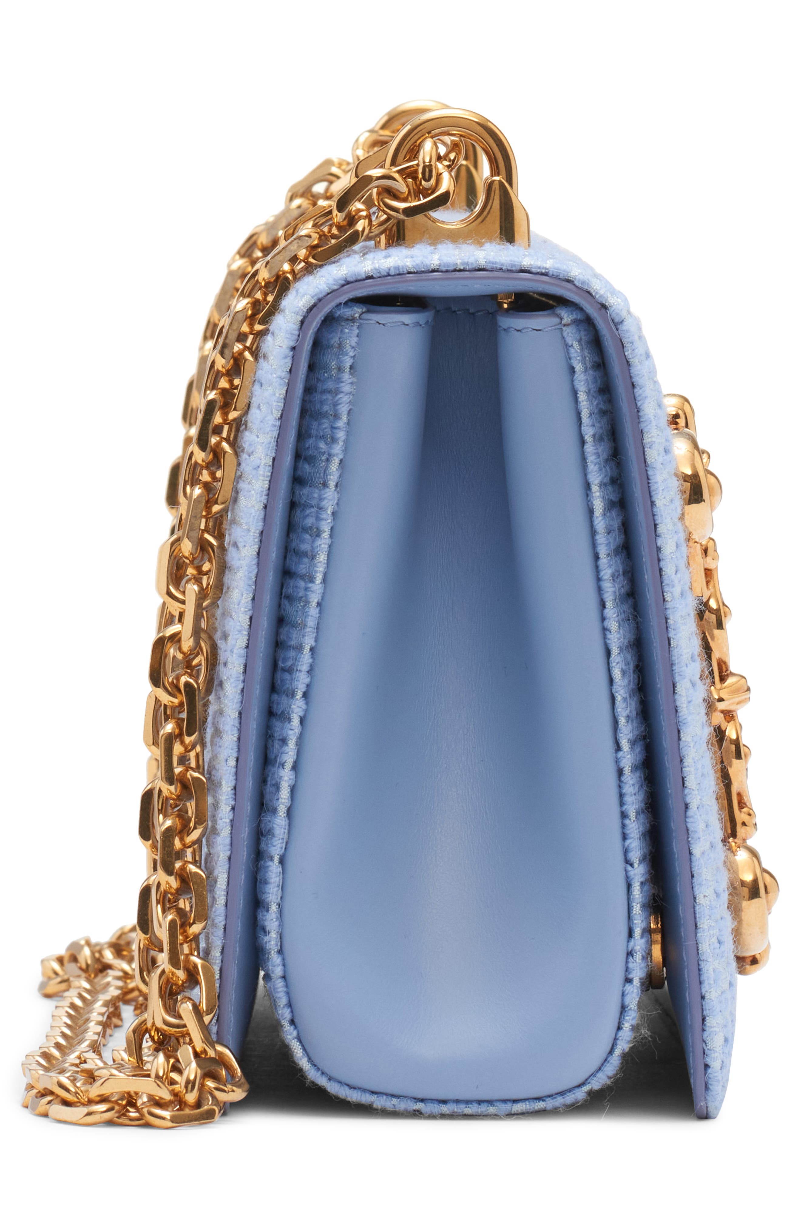 Dolce&Gabbana DG Girls Bouclé Shoulder Bag, Alternate, color, 