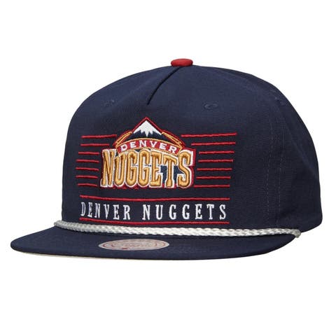 Men's Mitchell & Ness Navy Denver Nuggets Ascend Deadstock Snapback Hat