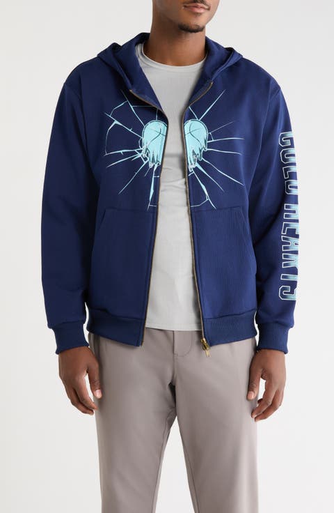 Elite Cold Hearts Full Zip Graphic Hoodie