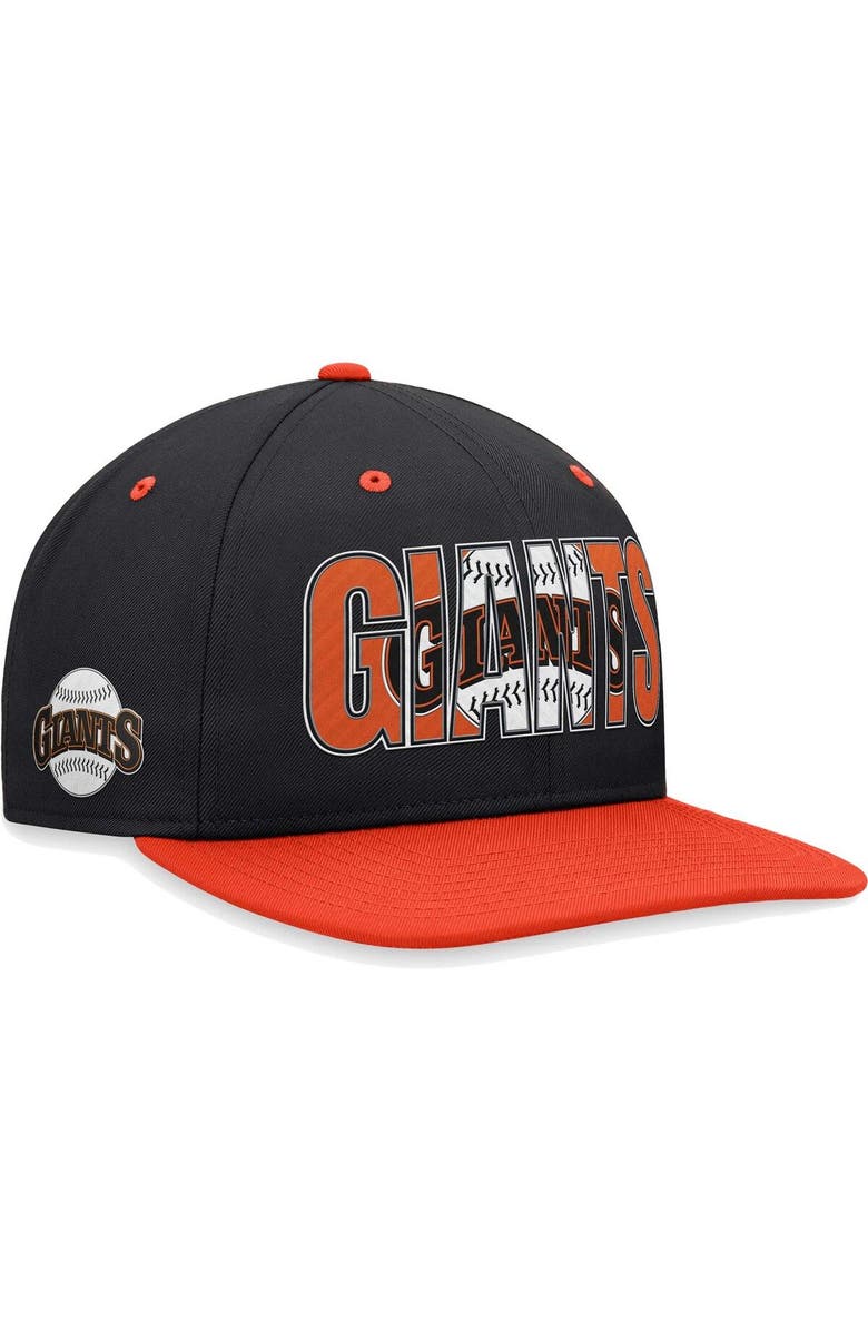 Nike Men's Nike Black San Francisco Giants Cooperstown Collection Pro Snapback Hat, Alternate, color, Black