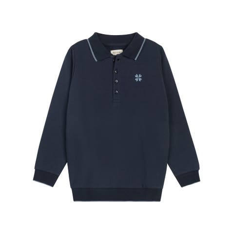 Embroidered Clover Collection - Boys Polo