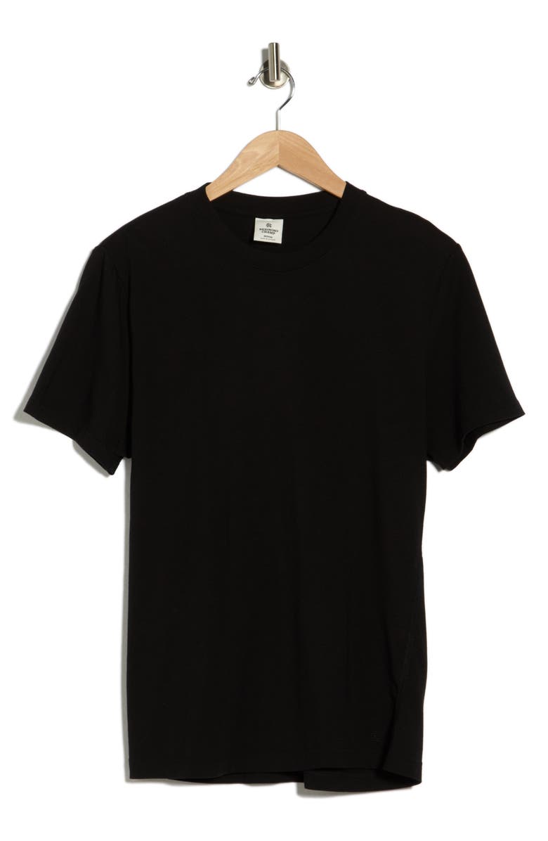 Reigning Champ Supima Jersey Pennant Slim T-Shirt, Alternate, color, Black