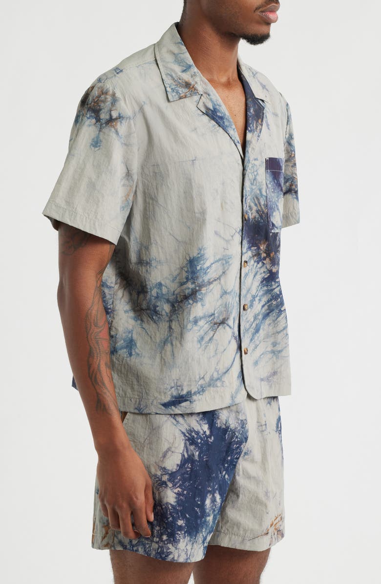 RIZORT Derek Camp Shirt, Alternate, color, Grey