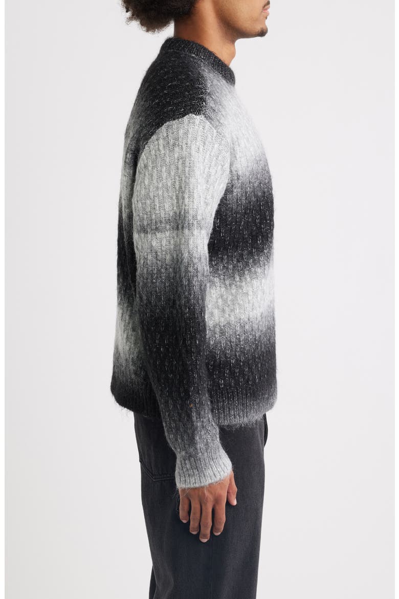 Haze Gradient Sweater, Alternate, color, BLACK MULTI
