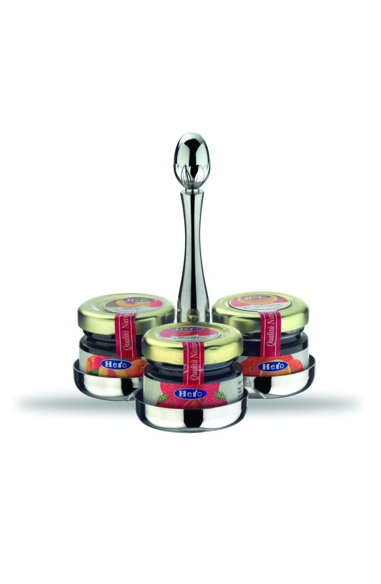 Mepra Palace Jam 3-Compartment Pack Holder, Main, color, Silver