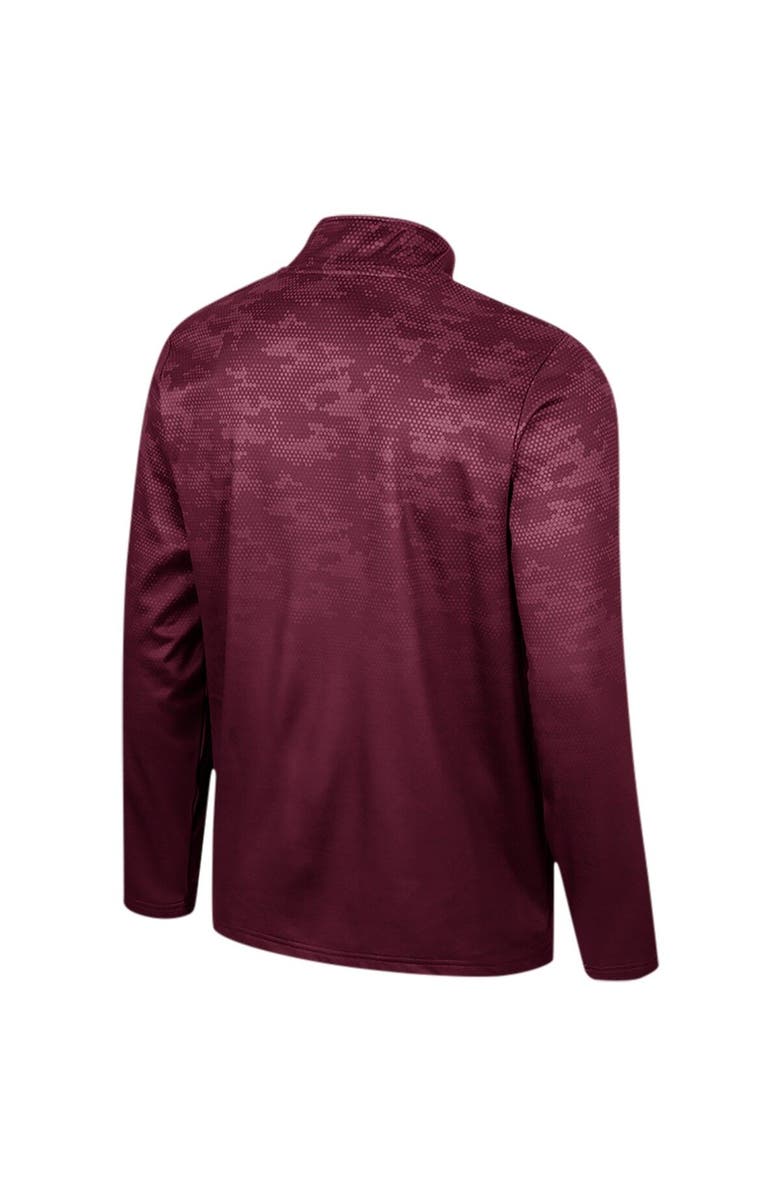 COLOSSEUM Men's Colosseum  Maroon Virginia Tech Hokies The Machine Half-Zip Jacket, Alternate, color, Maroon