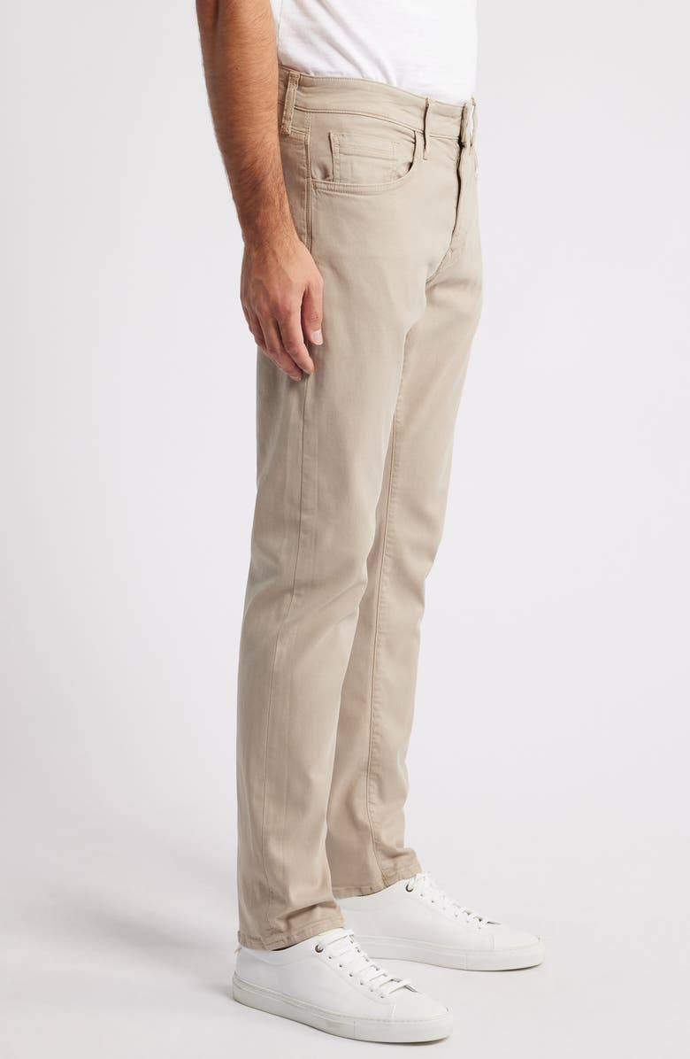Mavi Jeans Marcus Slim Straight Leg Twill Pants, Alternate, color, Latte Luxe Twill