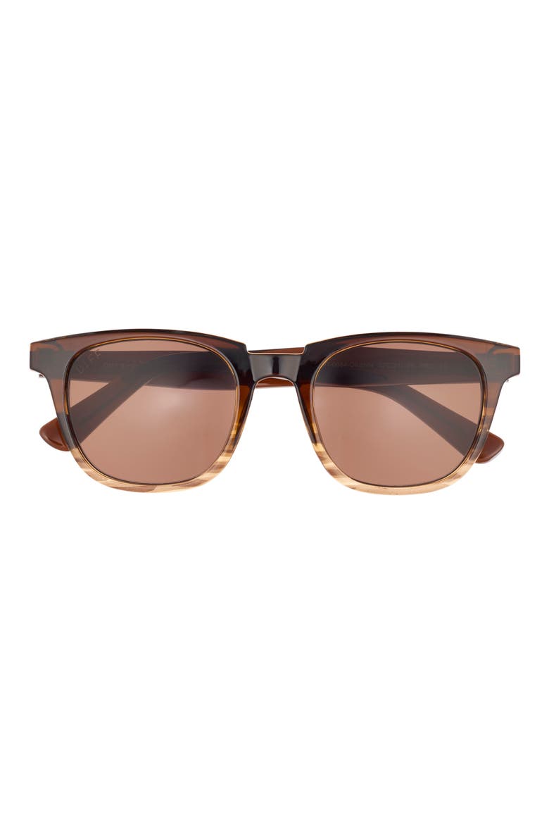 Grayson 52mm Square Sunglasses, Main, color, MOCHA GRADIENT/ BROWN
