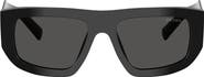 Prada 53mm Irregular Sunglasses