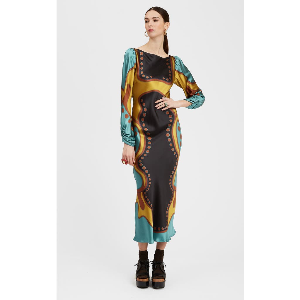 La Doublej Eros Dress In Multi