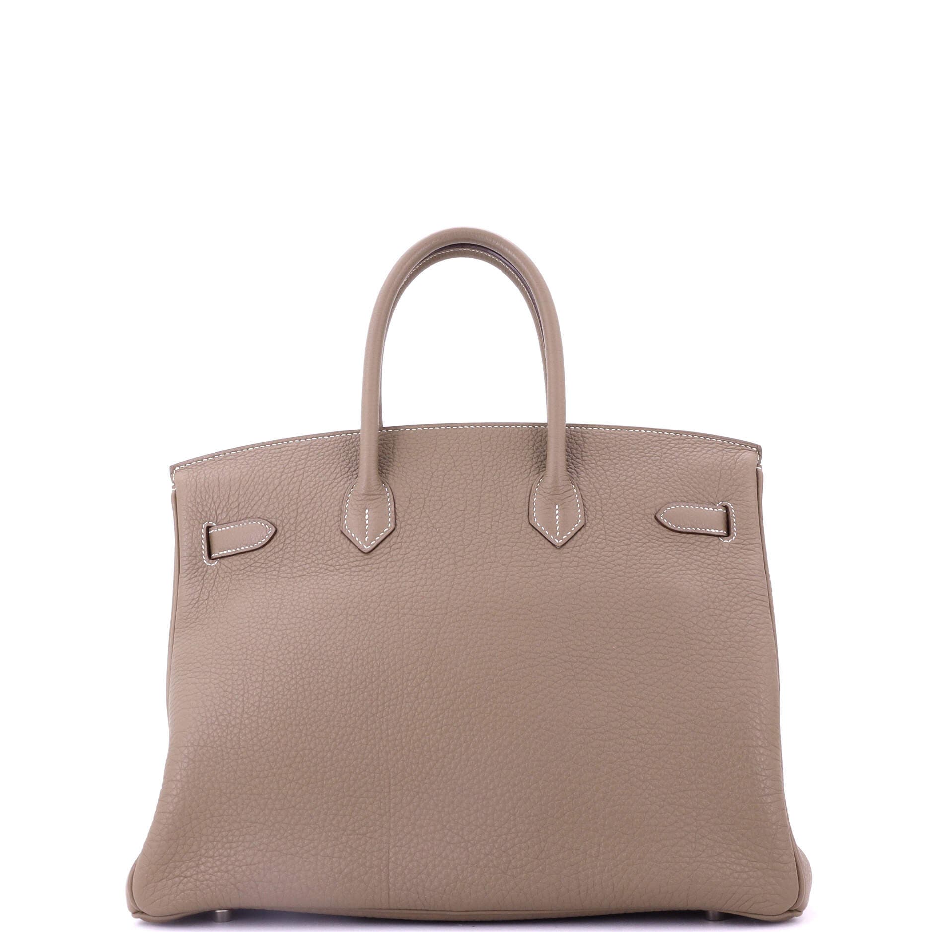 Pre-Owned Hermes Birkin Handbag Grey Togo with Palladium Hardware 35, Alternate, color, 