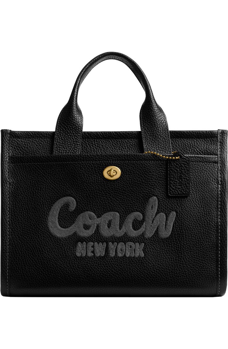 COACH Bubble Leather Cargo Tote, Main, color,