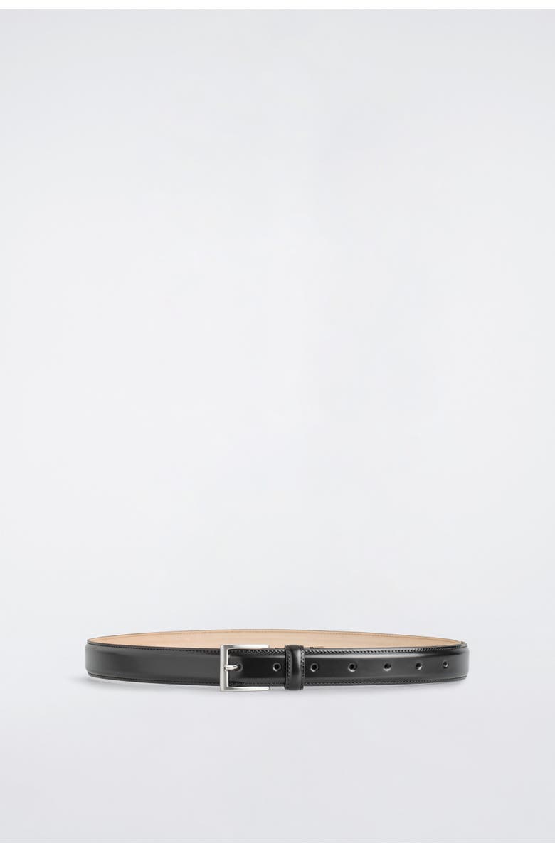 COS Leather Belt, Alternate, color, Black