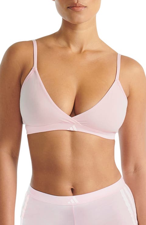 Cotton Blend Triangle Bralette