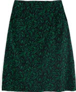 Seasalt Cornwall Forest View Floral Organic Cotton Corduroy A-Line Skirt