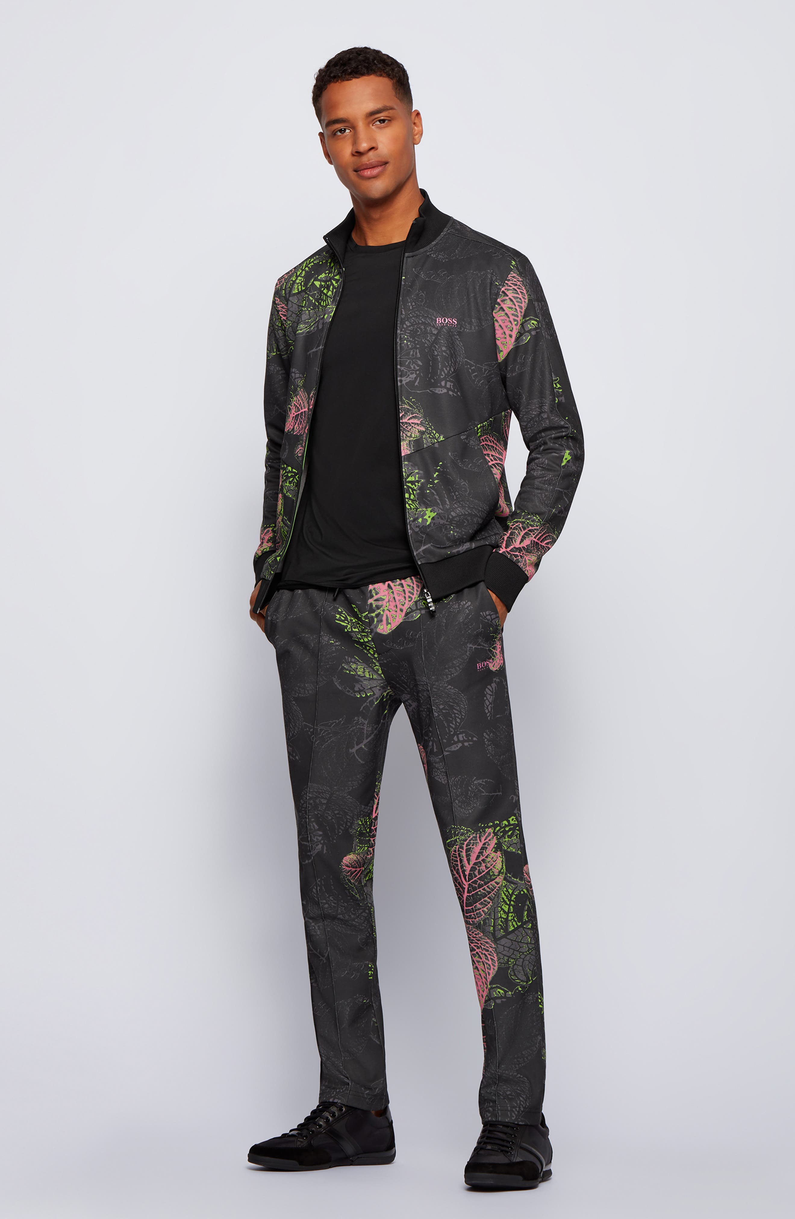 BOSS Saturn Low Top Sneaker, Alternate, color, 