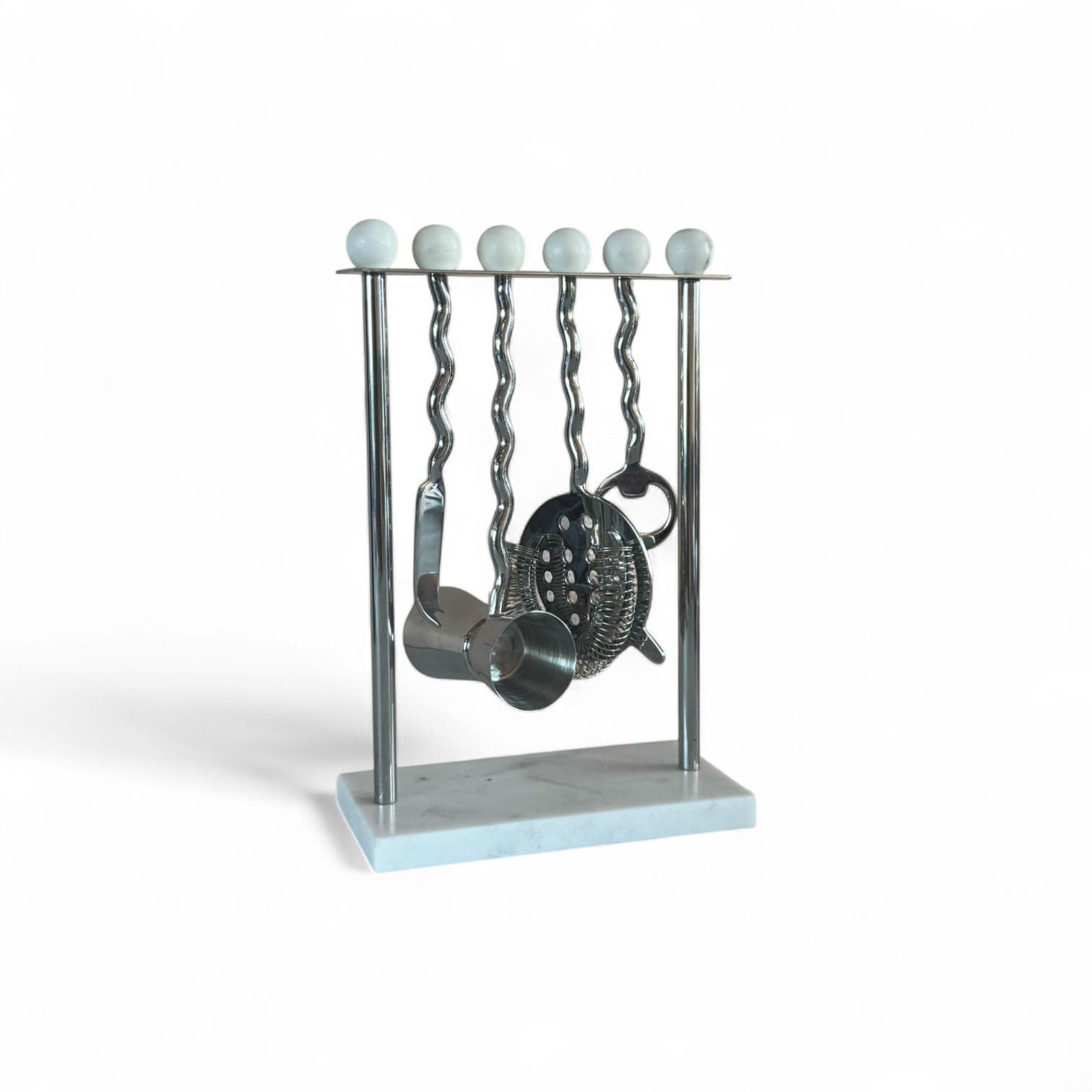 Meso Goods June Bar Set - Silver, One Size