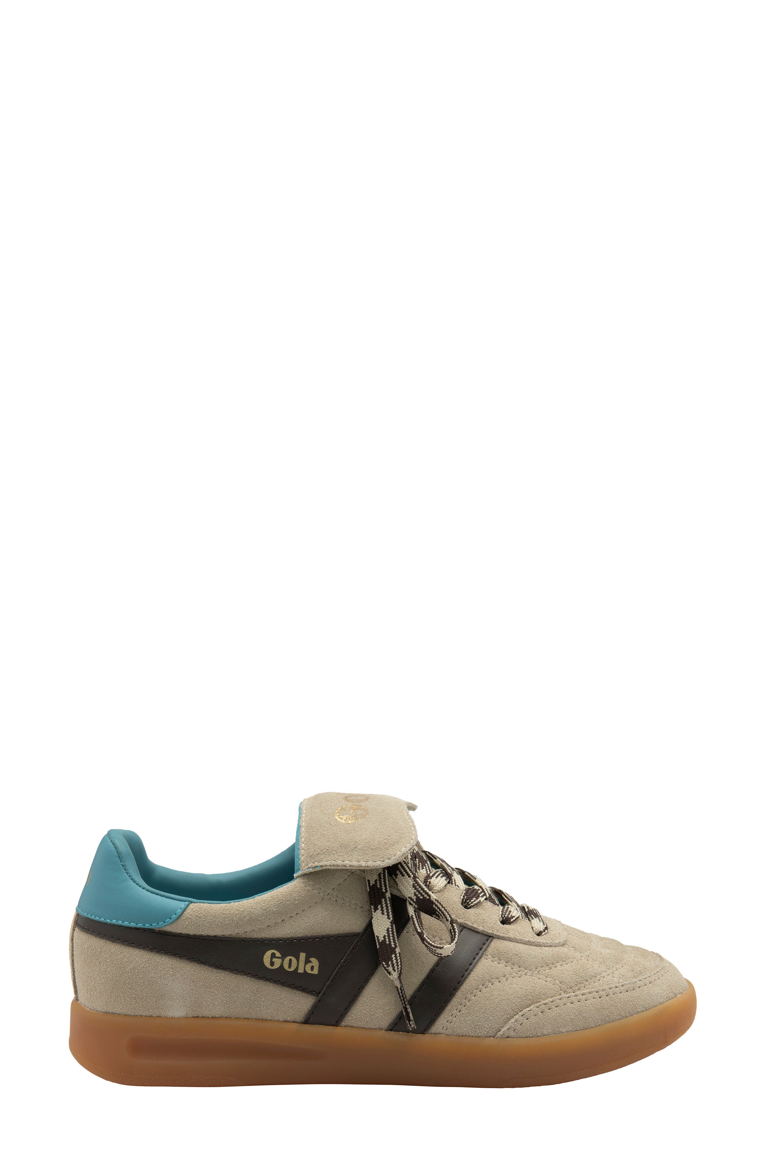 Gola Stadia 86 Sneaker, Alternate, color, Bone/ Mocha/ Ocean/ Gum