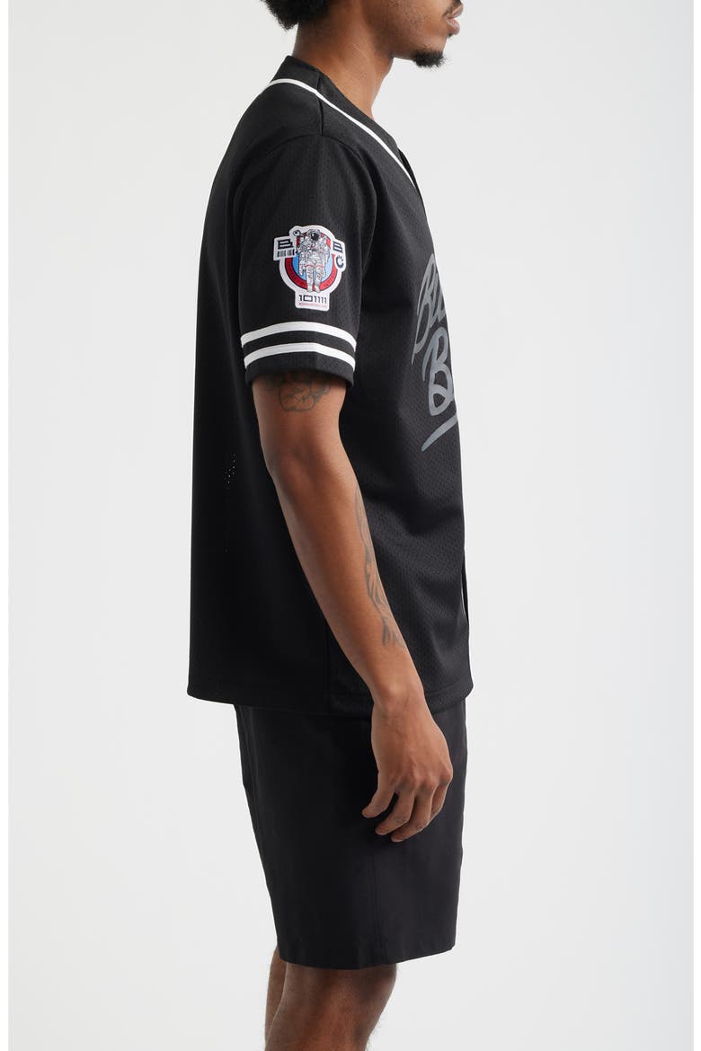 Big Chew Baseball Shirt, Alternate, color, BLACK