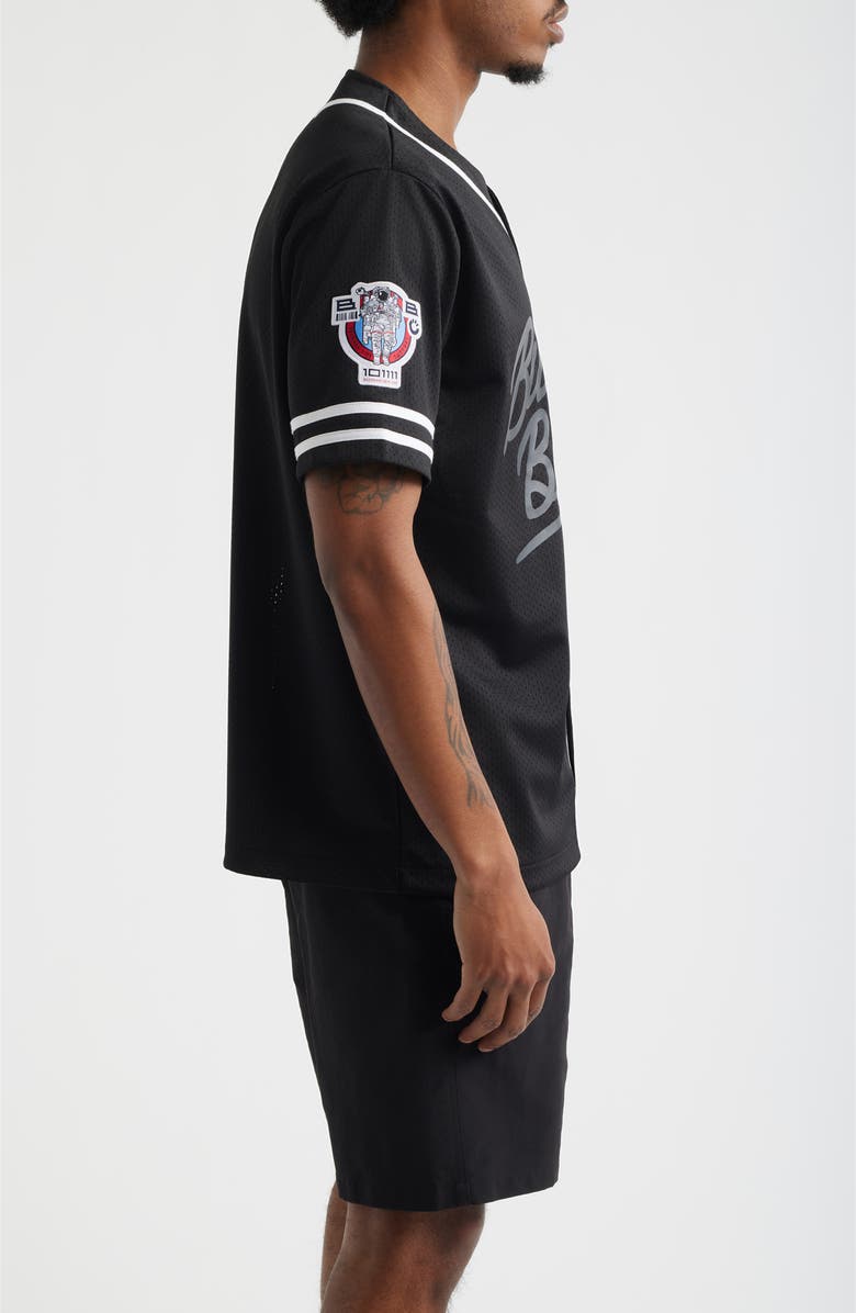 Billionaire Boys Club Big Chew Baseball Shirt, Alternate, color, Black