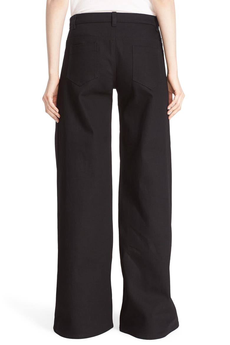 'Corm' Flare Leg Jeans (Nordstrom Exclusive), Alternate, color, DEEP BLACK