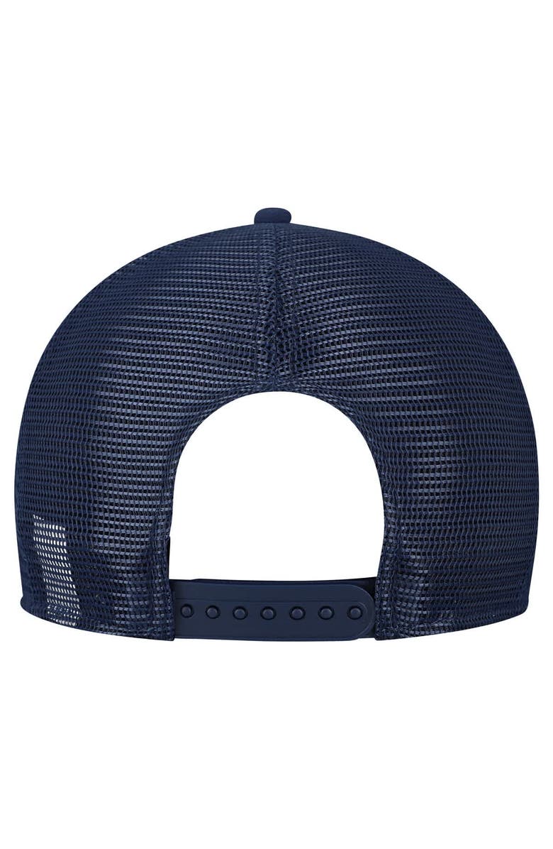 New Era Men's New Era Gray/Navy Dallas Cowboys Cork Split Panel 9FIFTY Trucker Snapback Hat, Alternate, color, Gray