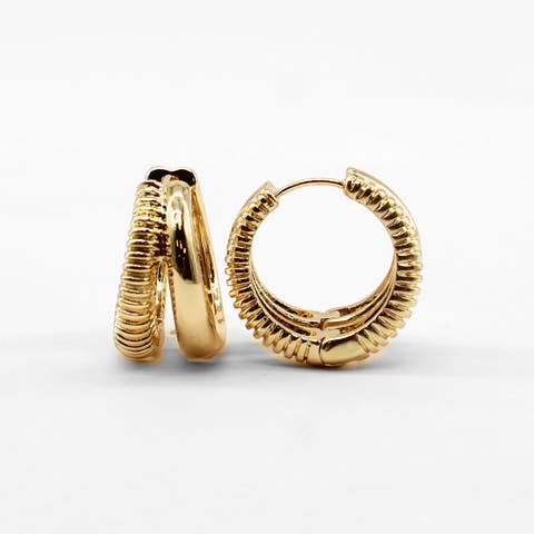 Aisha Clasp Hoops