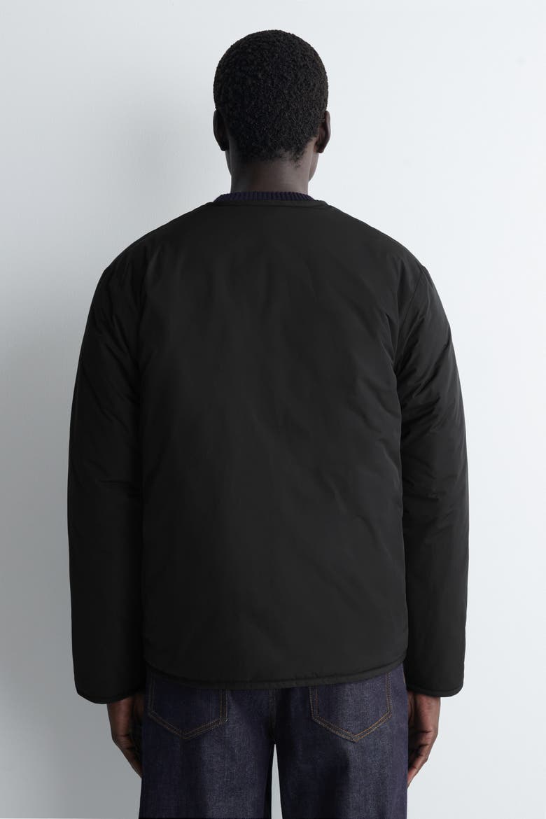 Reversible Quilted Jacket, Alternate, color, BLACK