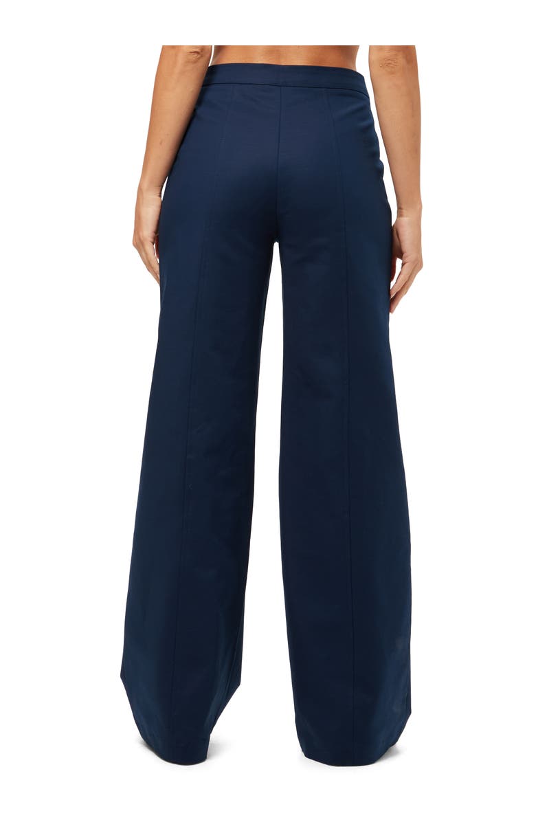 Trina Turk Record Wide Leg Ponte Pant, Alternate, color, Ink