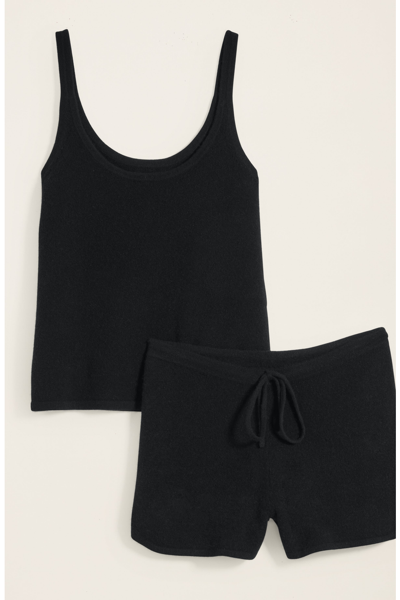 Cashmere Lounge Set, Alternate, color, Black