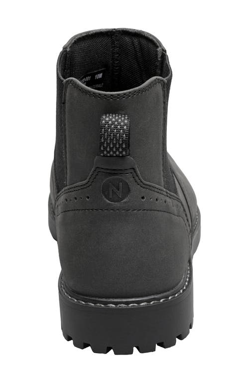 Nunn Bush Delton Plain Toe Chelsea Boot In Black