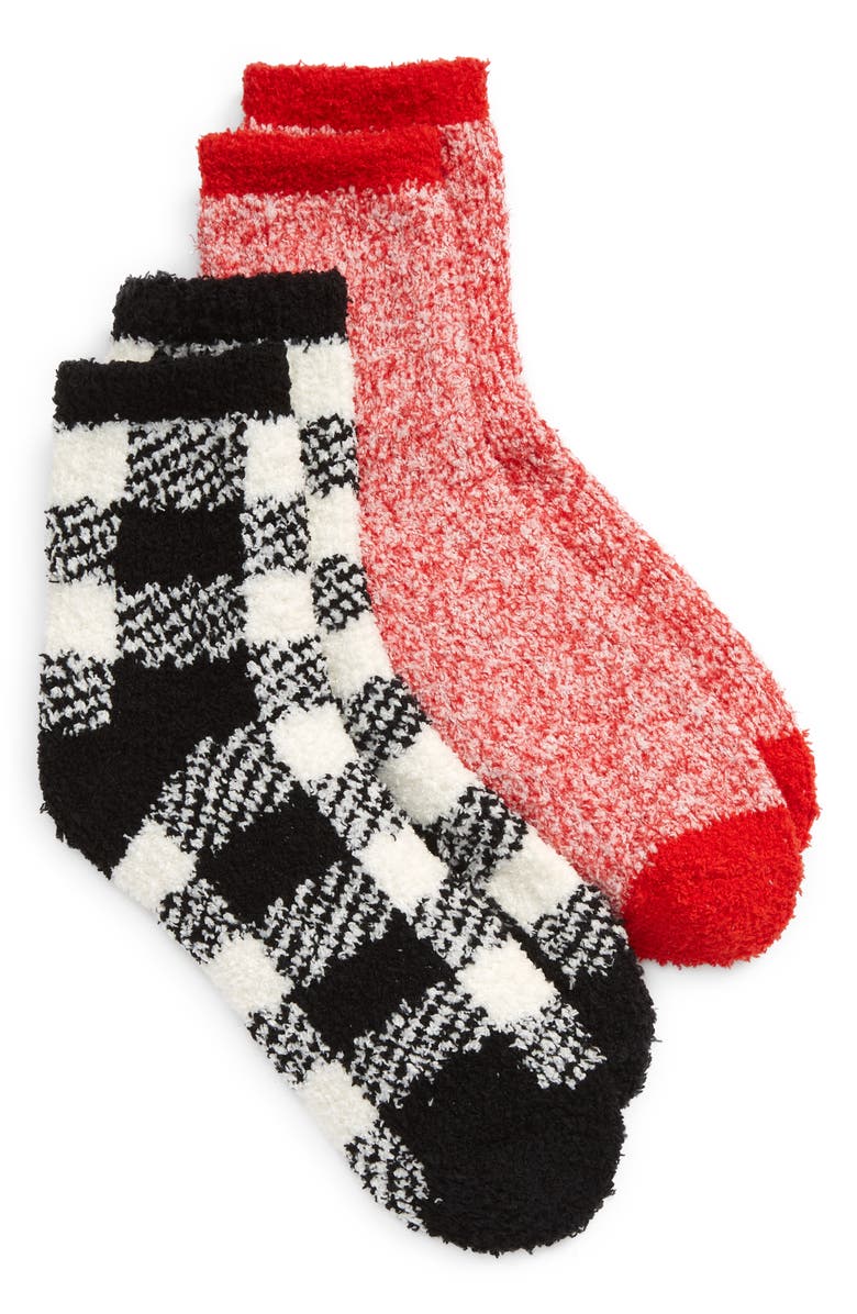 BP. 2-Pack Butter Crew Socks, Main, color, 