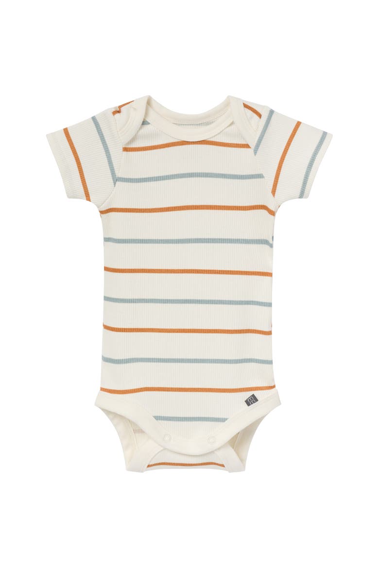 Coordinating 4-Pack Bodysuit & Shorts Set, Alternate, color, Stripes