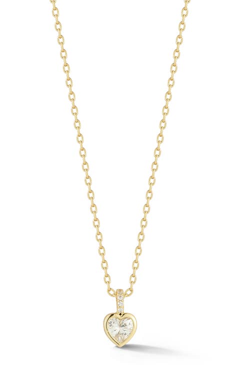 Heart Cubic Zirconia Pendant Necklace