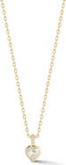 GLAZE JEWELRY Heart Cubic Zirconia Pendant Necklace