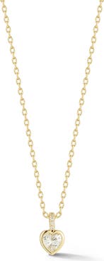 GLAZE JEWELRY Heart Cubic Zirconia Pendant Necklace