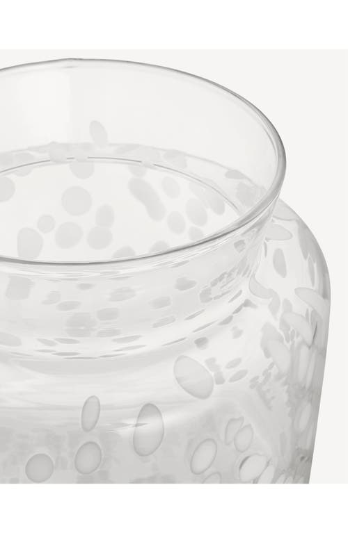 Kosta Boda Meadow Winter Tall Vase In Transparent